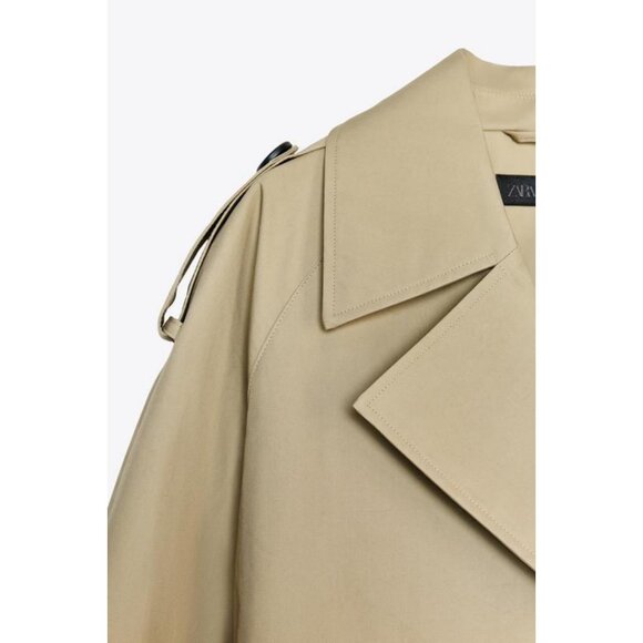 ZARA TRENCH COAT WITH BELT - Picture 8 of 8